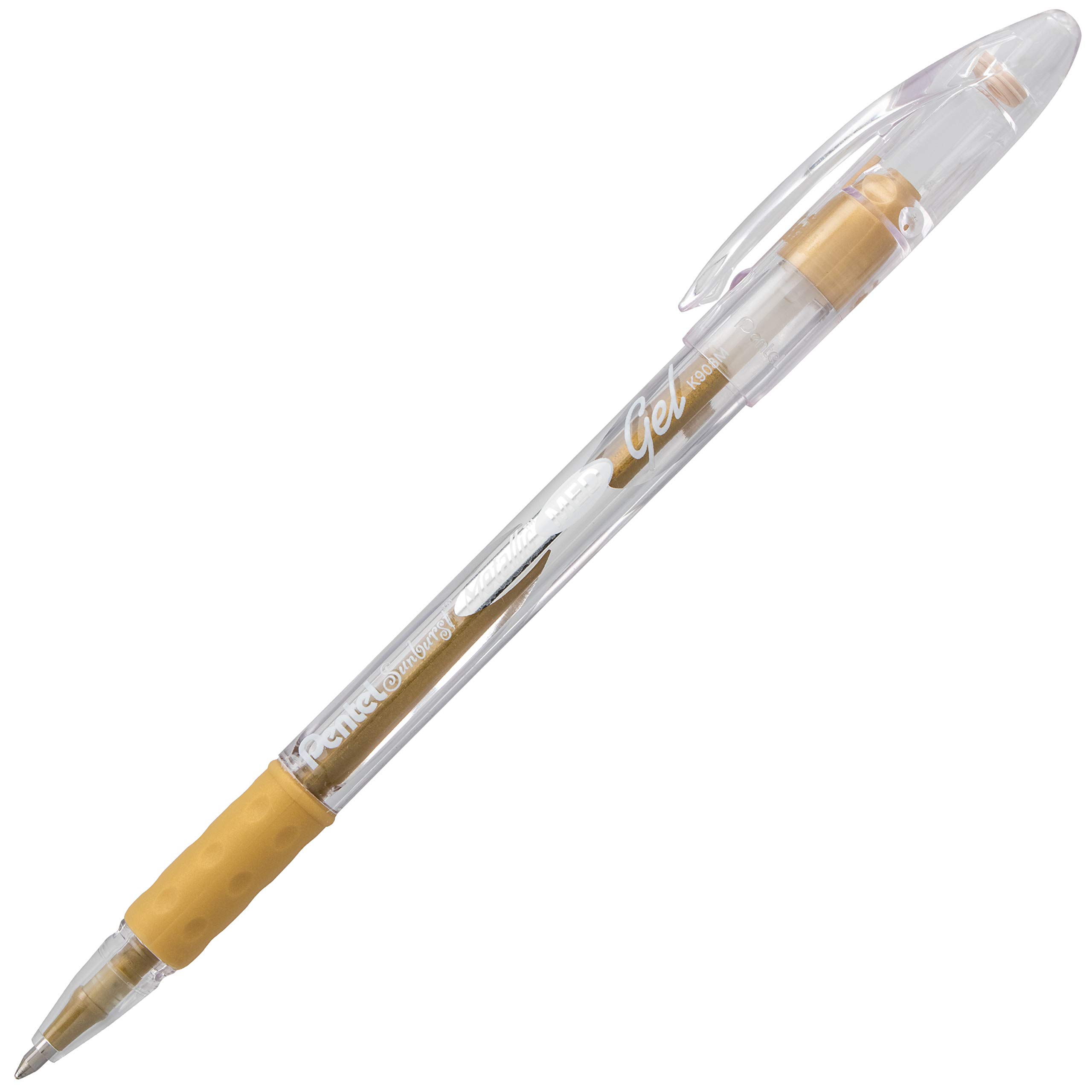 Amazon.com: Pentel Sunburst Metallic Gel Pen, Medium Tip, Gold